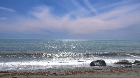 Beach Skylapse 2c Stock Footage 7900630