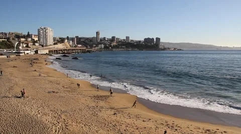 Beach Skyline Stock Footage 40701006