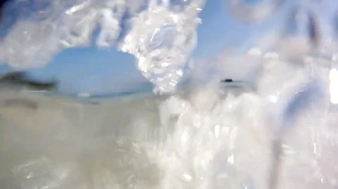 Beach slow motion 2 Stock Footage 7729156