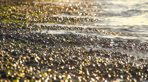 Beach Small Waves Video stock 31858461