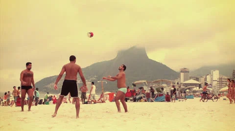 Beach Soccer Stock Footage 23680893