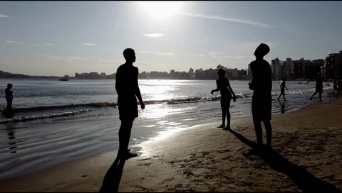 Beach soccer Stock Footage 127663792