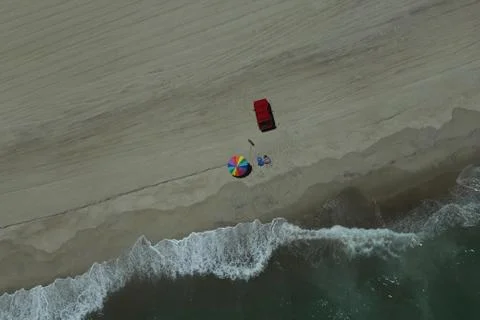 Beach Solitude Stock Photos