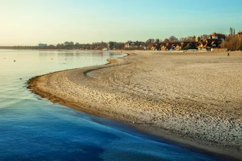 Beach in Sopot Stock Photos