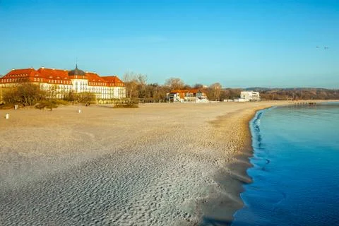 Beach in Sopot Stock Photos