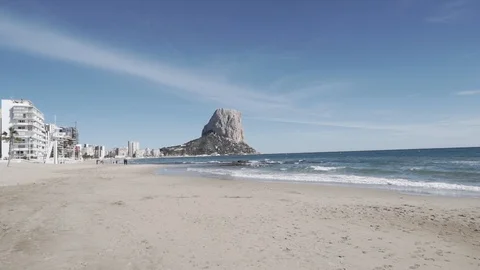 Beach spain sun Stock Footage 89651228