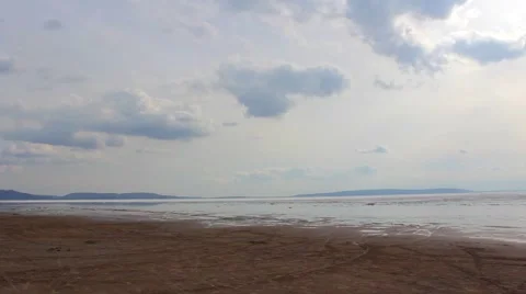 Beach in Spring Motion Stock Footage 52670139