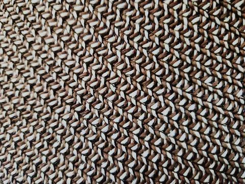 Beach straw hat texture Stock Photos