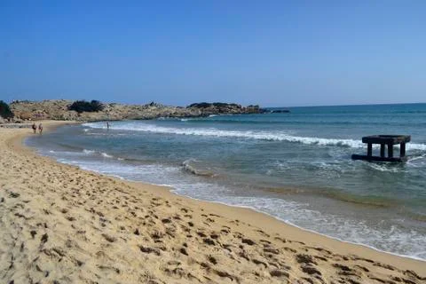 Beach Su Giudeu Foto stock