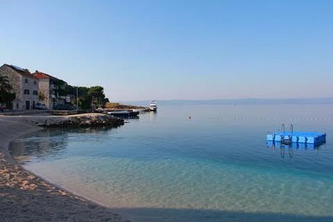Beach in Sumartin on Brac Stock Photos