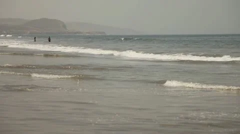 Beach At Summer Video stock 10717166