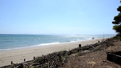The beach in summer Stock Footage 78925765