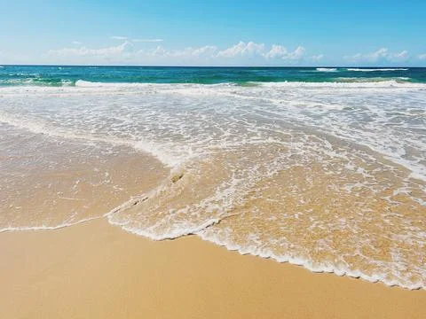 Beach summer ocean waves Stock Photos