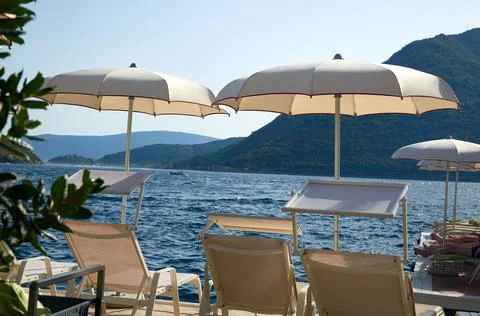 Beach in summer Stock Photos