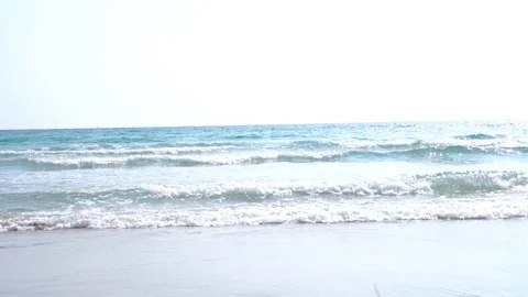 Beach summer tropical ocean Stock Footage 105465132