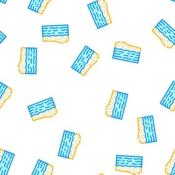 Beach summer vacation vector seamless pattern 스톡 일러스트