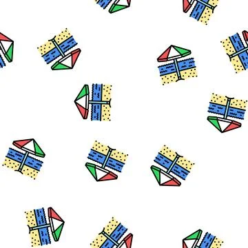 Beach summer vector seamless pattern 스톡 일러스트