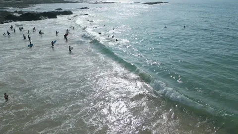 Beach into the sun 1 Stock Footage 249458882