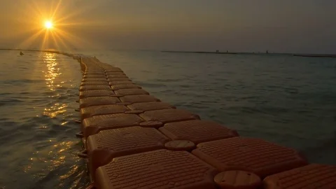 Beach sun light Stock Footage 75116741