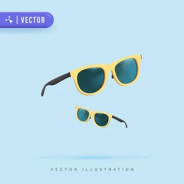 Beach Sunglass Stock Illustration