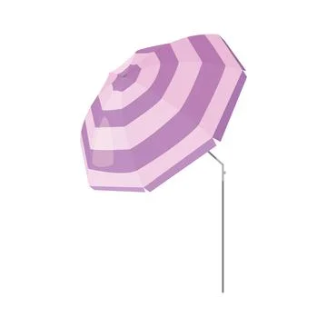 Beach sunlight umbrella Stockillustratie