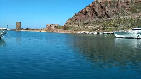 Beach in sunny day Stock Footage 74062483