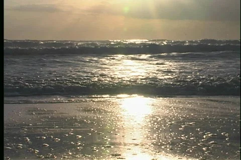 Beach Sunrise - 2 Stock Footage 445203