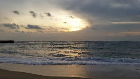 Beach sunrise 5 Stock Photos