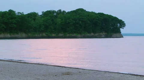 Beach at Sunrise Stock Footage 7899629