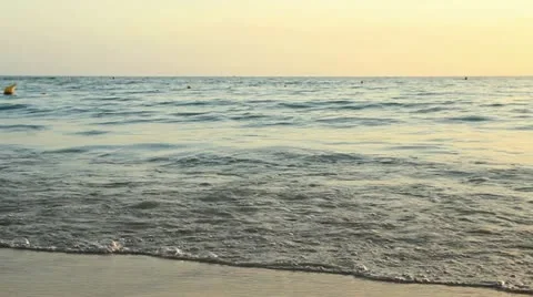 Beach at sunrise Video stock 12151455