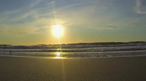 Beach Sunrise Stock Footage 59212117