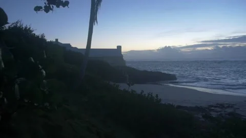 Beach at Sunrise Stock Footage 164047757