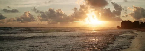 Beach Sunrise Stock Footage 340041458