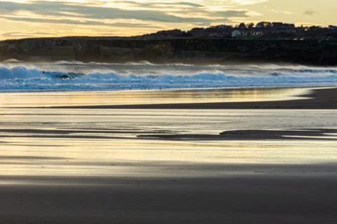 Beach sunrise Stock Photos