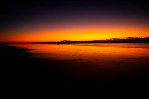 Beach Sunrise Fotos Stock