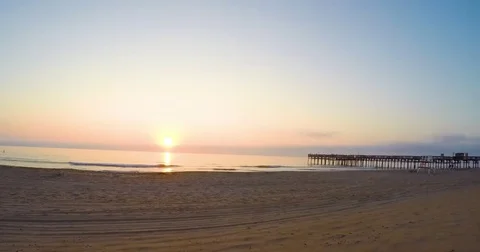 Beach Sunrise Timelapse Stock Footage 79212352