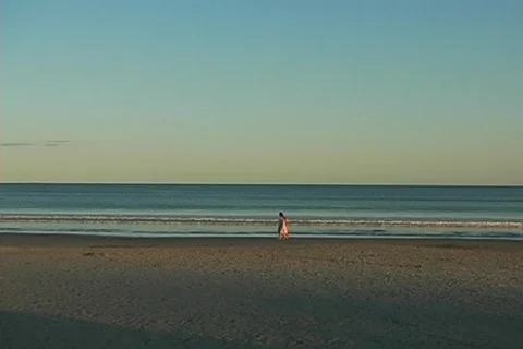 Beach Sunset 01 Stock Footage 84042