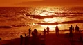 Beach Sunset 02 Santa Monica California HD Footage