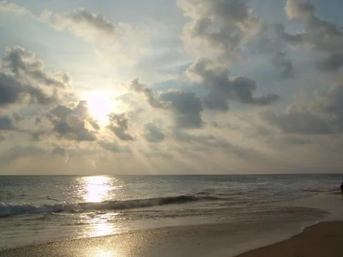 Beach Sunset 03 Stock Photos