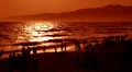 Beach Sunset 03 Santa Monica California HD Footage