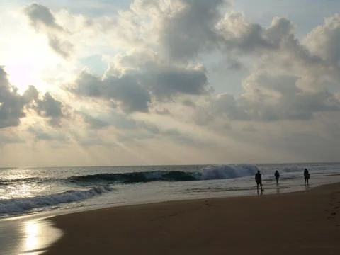 Beach Sunset 04 Foto stock