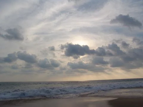 Beach Sunset 06 Foto stock