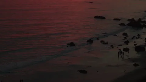 Beach Sunset 2 스톡 동영상 201310628