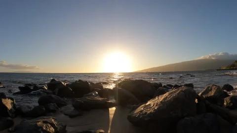 Beach Sunset  2/22/22 Stock Footage 191769445
