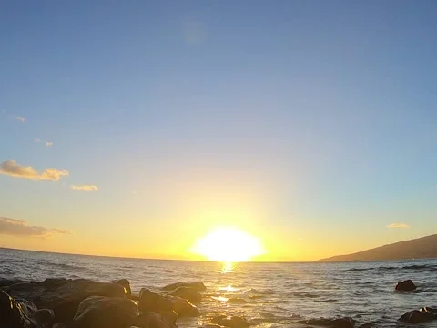 Beach Sunset 2/6/22 Stock Footage 191759420