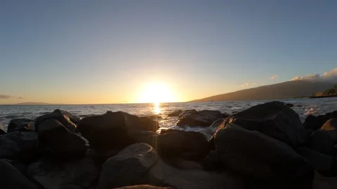 Beach Sunset  2/8/2022 Stock Footage 191765945