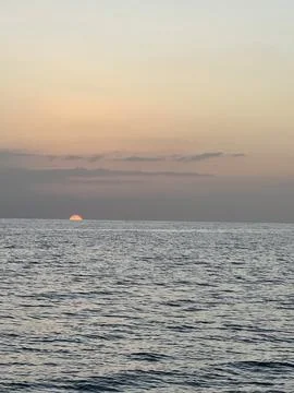 Beach Sunset in the Caribbean Stock Photos