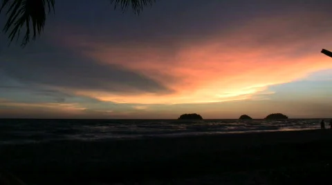 Beach Sunset Video stock 851003