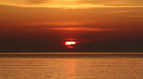 Beach Sunset Video stock 23688672