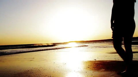 Beach Sunset 스톡 동영상 25299737